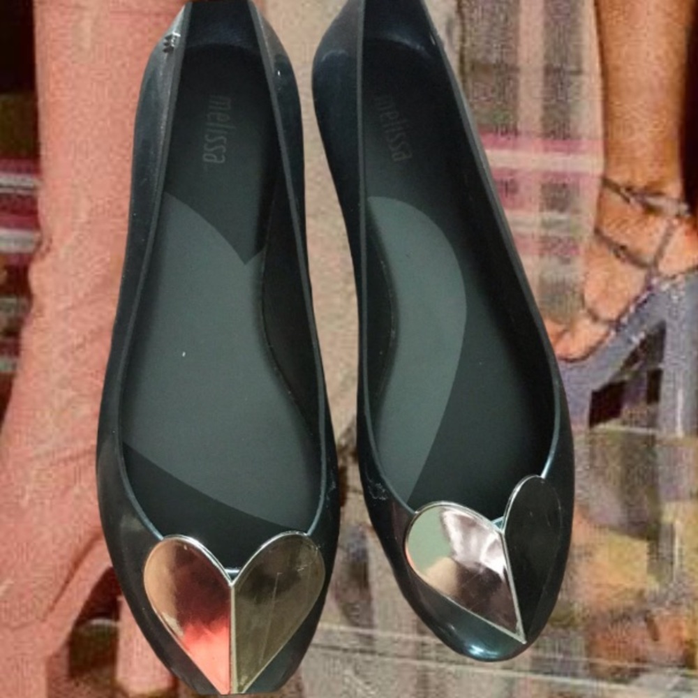 jelly flats with heart Melissa